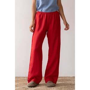 DONNI. The Linen Simple Pant Size MBell-Pepper / M